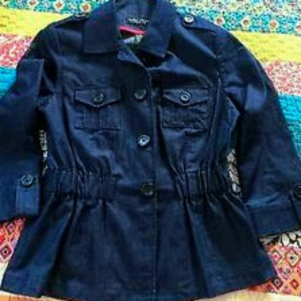 Dark Blue Denim Jacket For Summer Nights